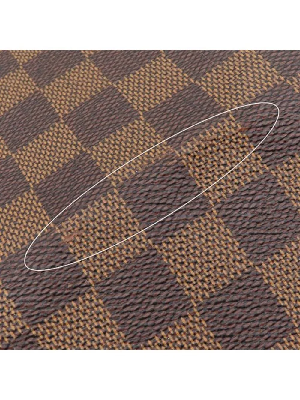Louis Vuitton Boston Bag Keepall Bandouliere 55 Damier Canvas Ebene Gold Brown